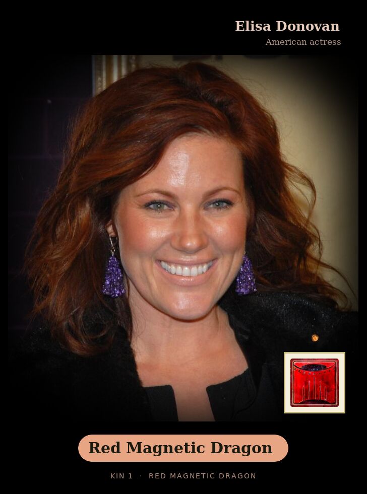 Elisa Donovan · Red Magnetic Dragon