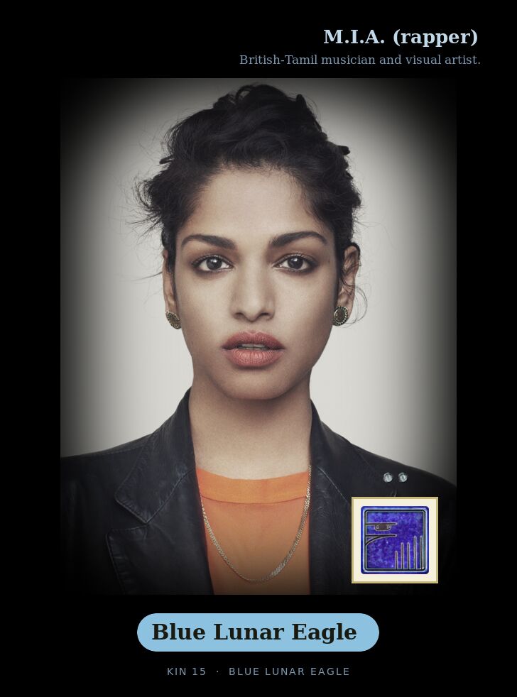 M.I.A. (rapper) · Blue Lunar Eagle