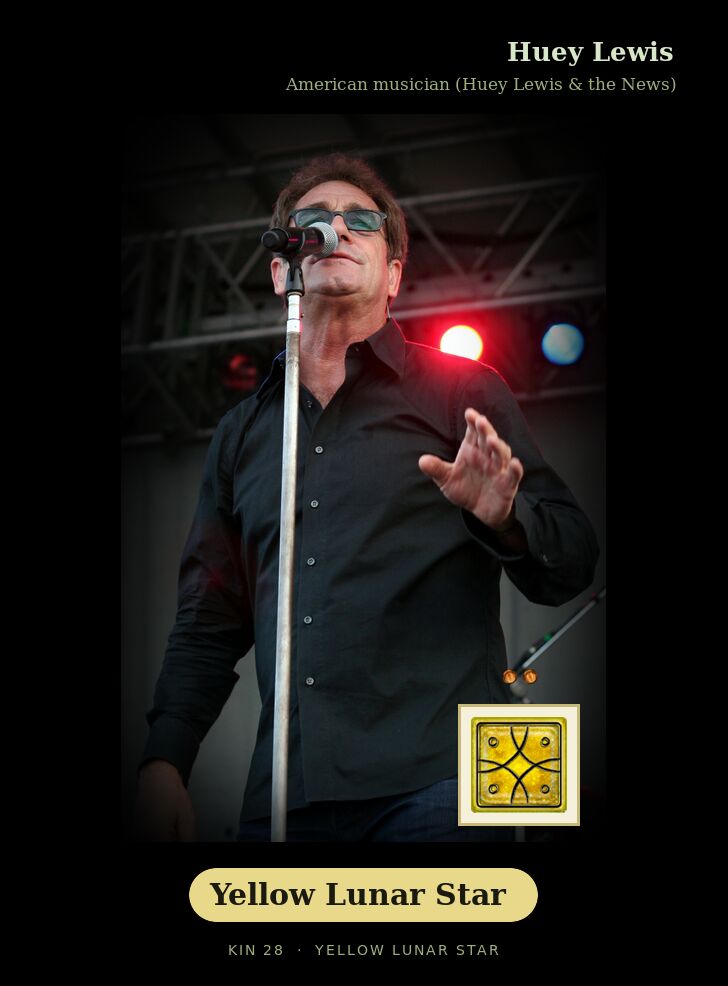 Huey Lewis · Yellow Lunar Star