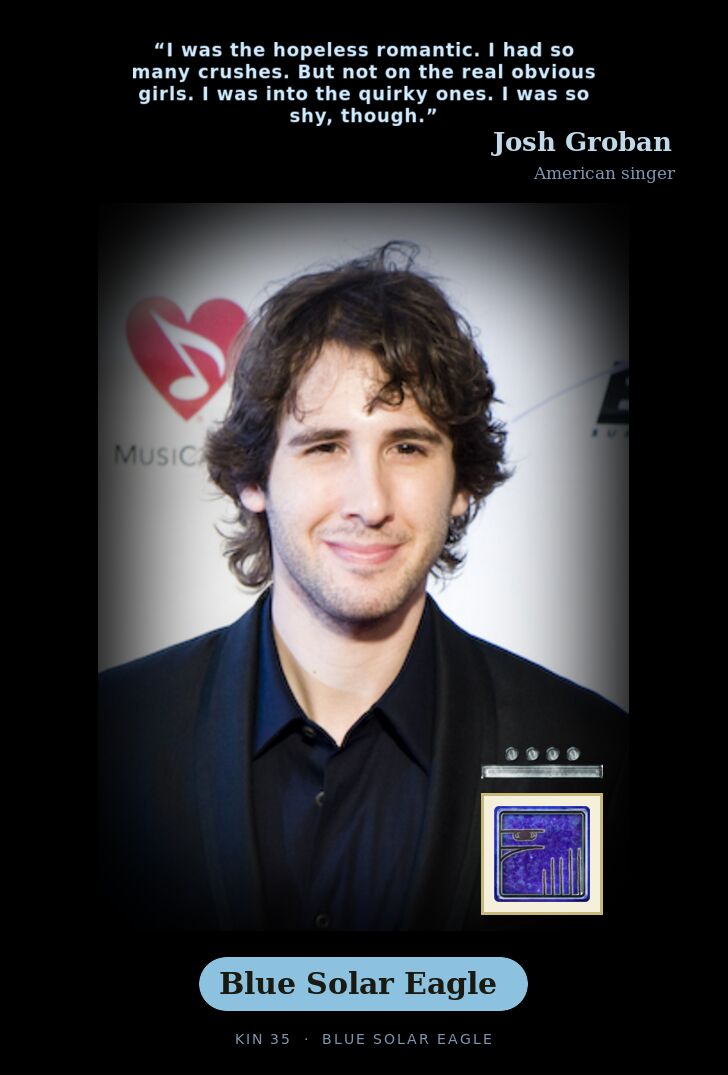 Josh Groban · Blue Solar Eagle