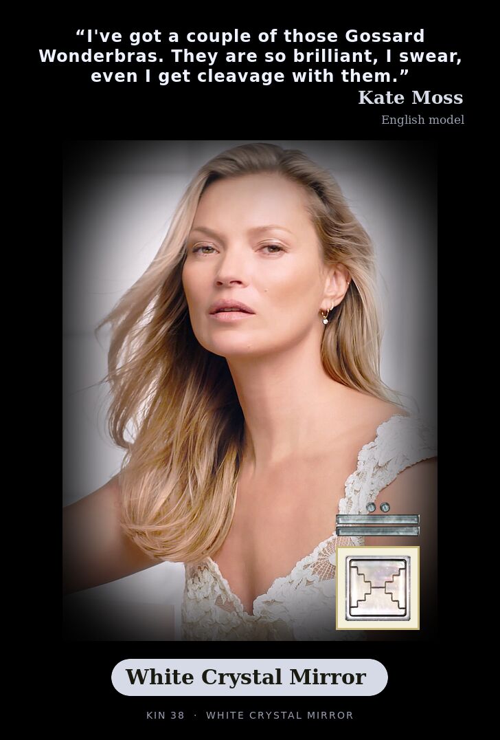 Kate Moss · White Crystal Mirror
