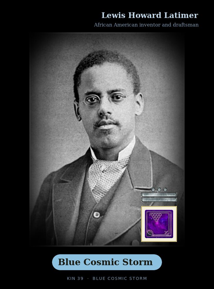 Lewis Howard Latimer · Blue Cosmic Storm