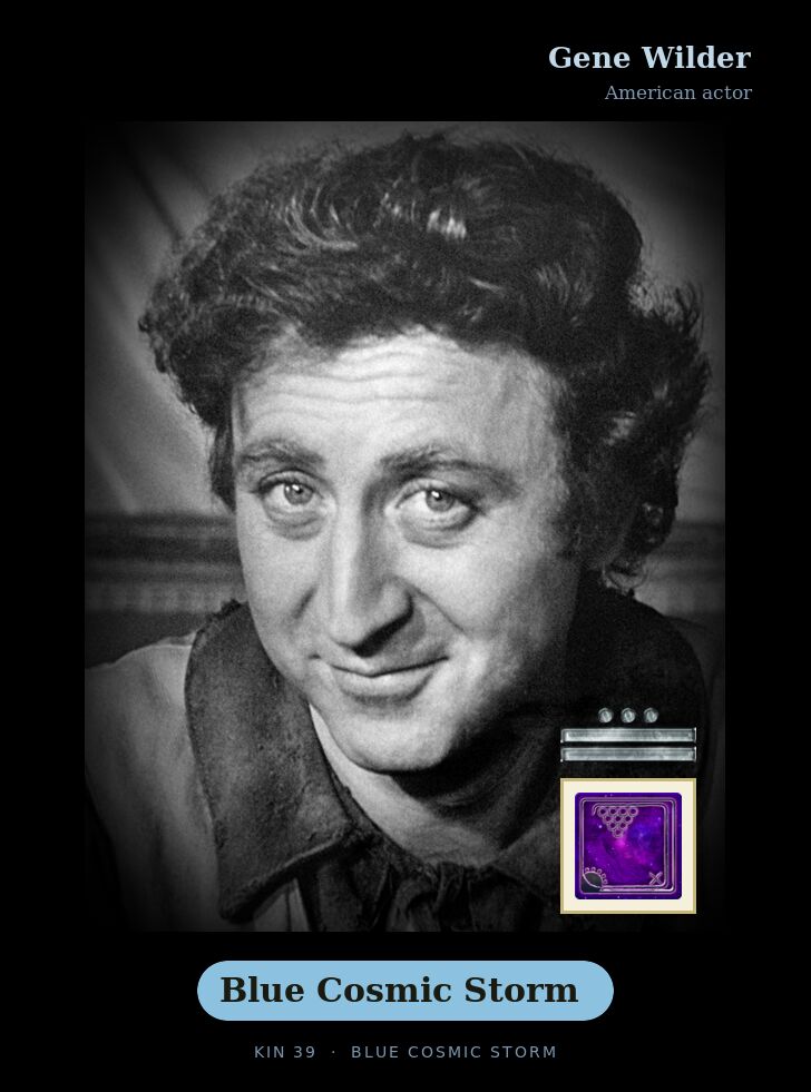 Gene Wilder · Blue Cosmic Storm