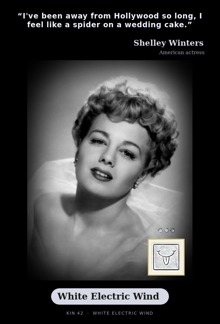 Shelley Winters · White Electric Wind
