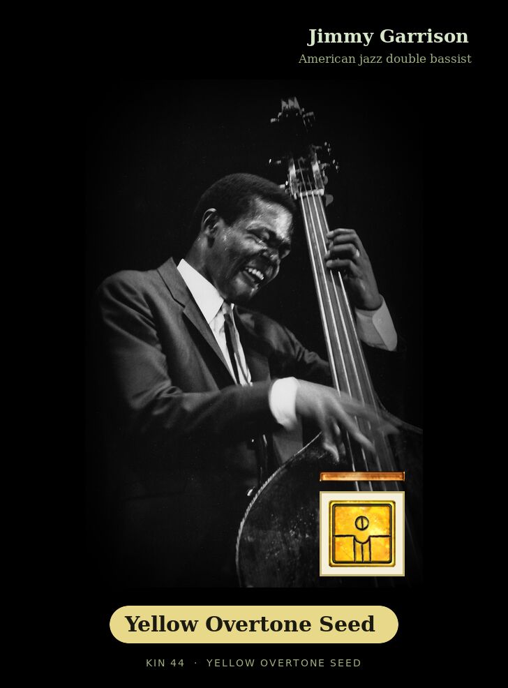 Jimmy Garrison · Yellow Overtone Seed