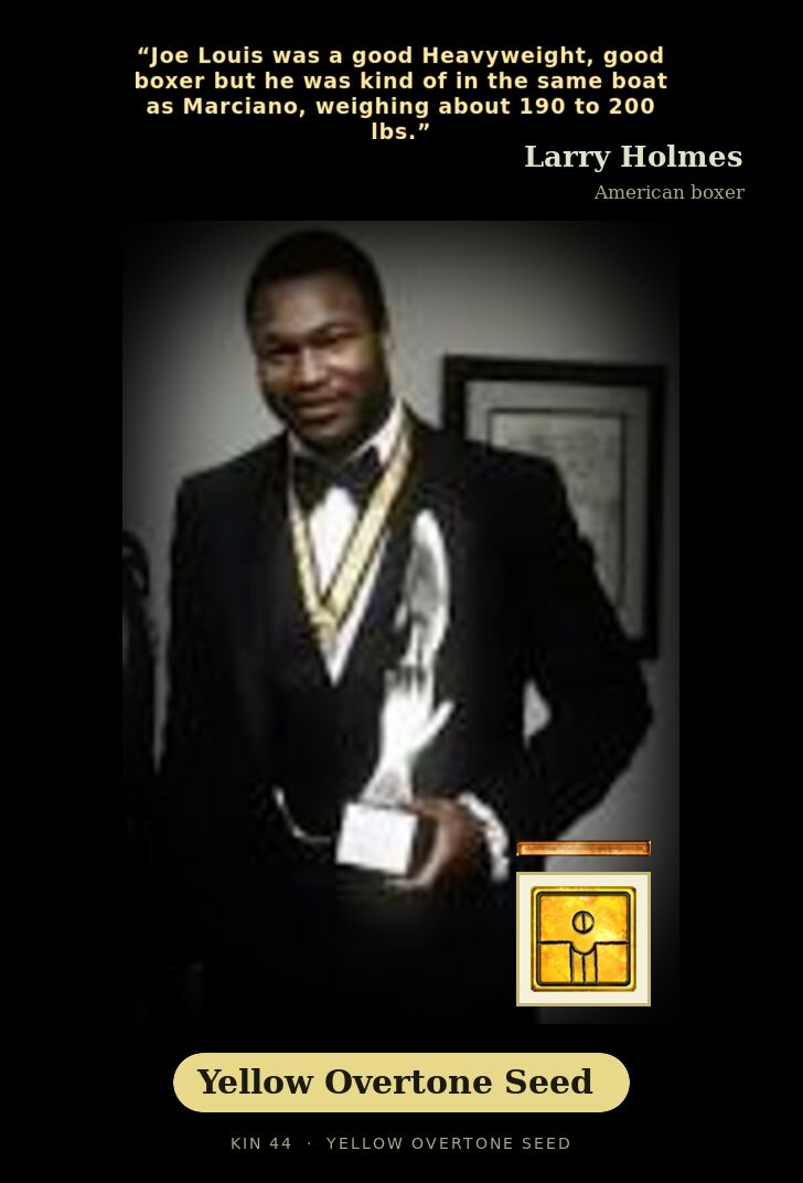Larry Holmes · Yellow Overtone Seed