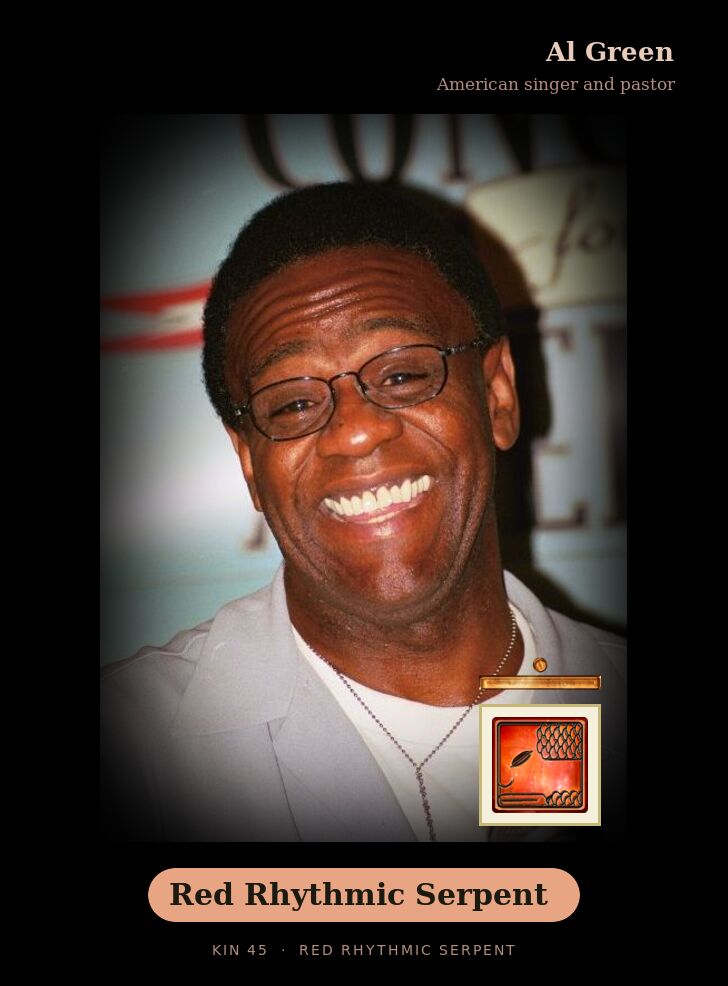 Al Green · Red Rhythmic Serpent