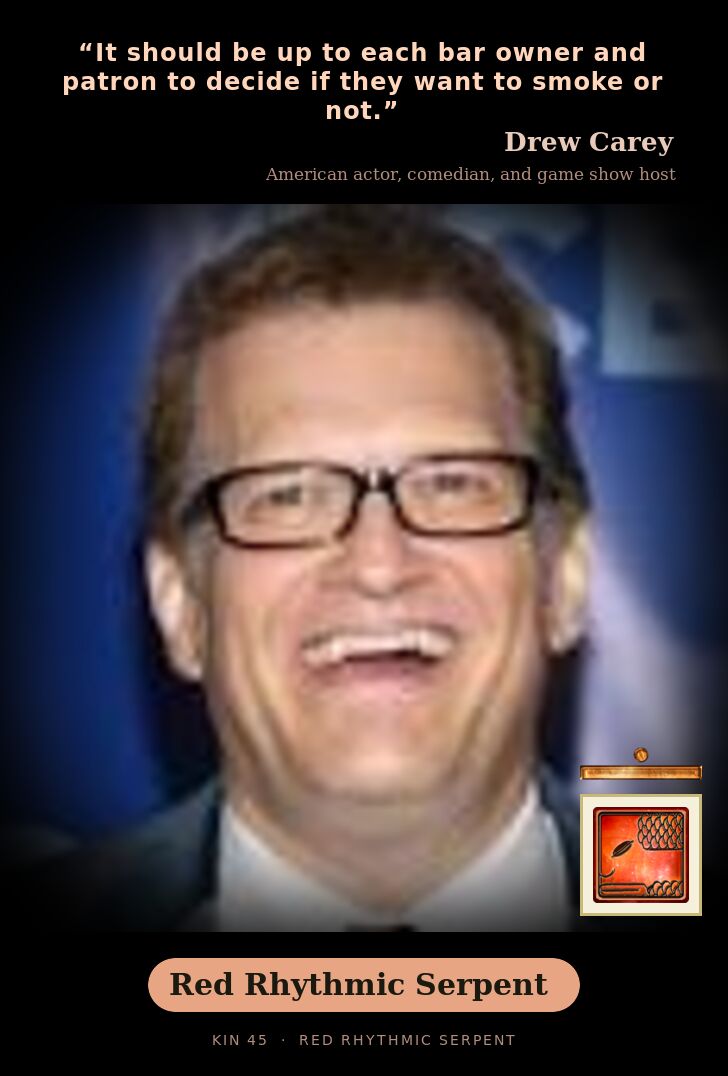 Drew Carey · Red Rhythmic Serpent