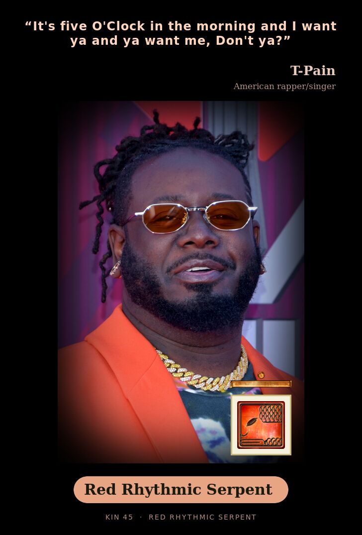 T-Pain · Red Rhythmic Serpent