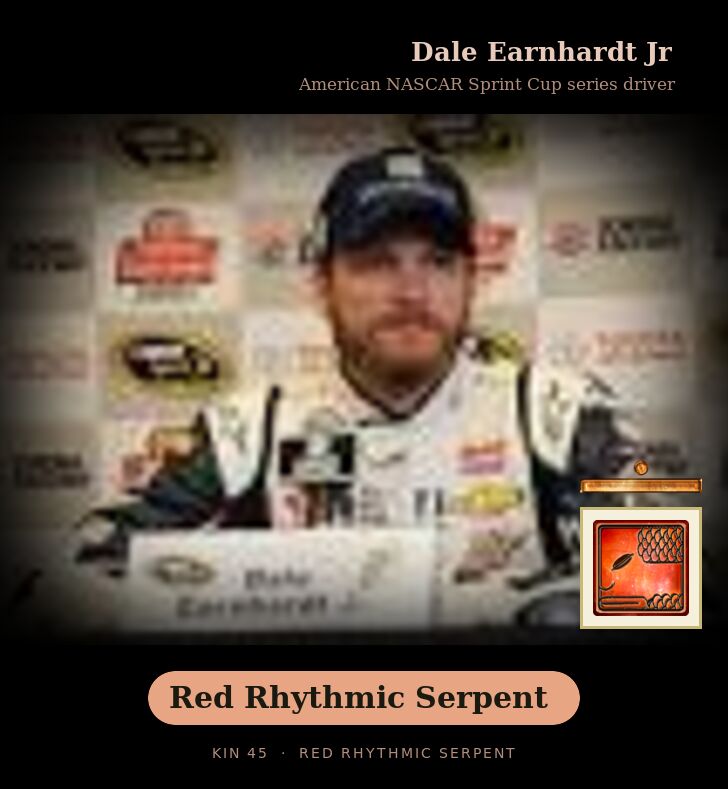 Dale Earnhardt Jr · Red Rhythmic Serpent