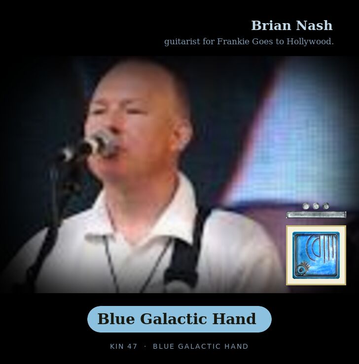 Brian Nash · Blue Galactic Hand