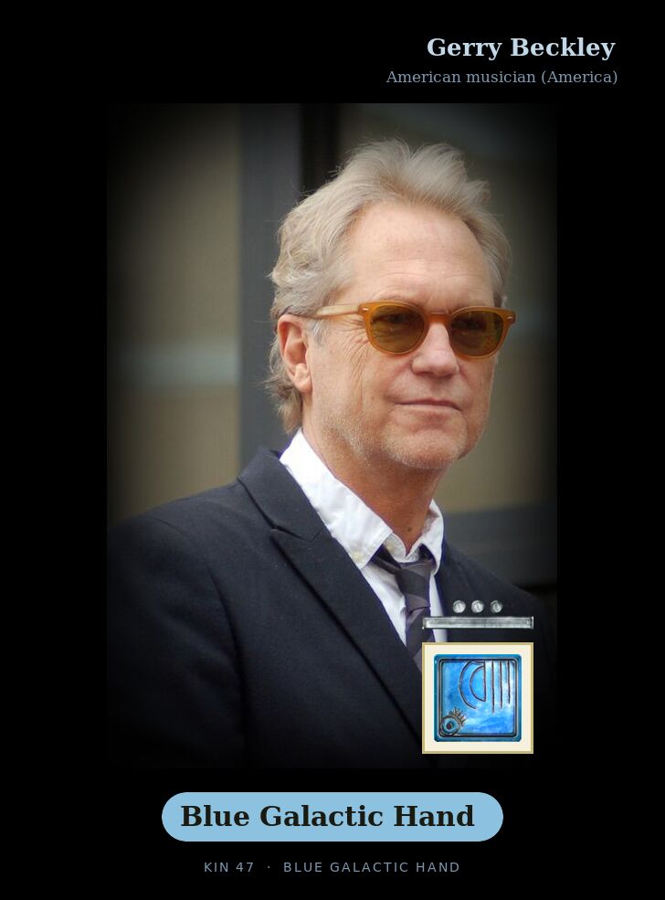 Gerry Beckley · Blue Galactic Hand