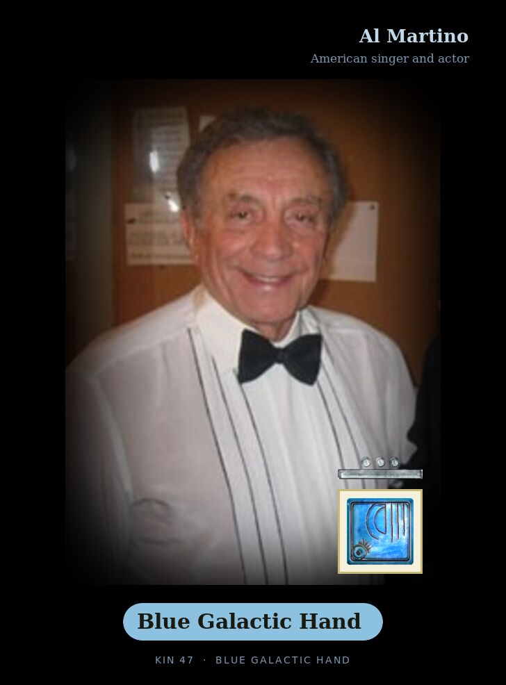 Al Martino · Blue Galactic Hand