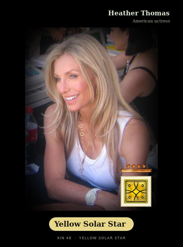 Heather Thomas · Yellow Solar Star