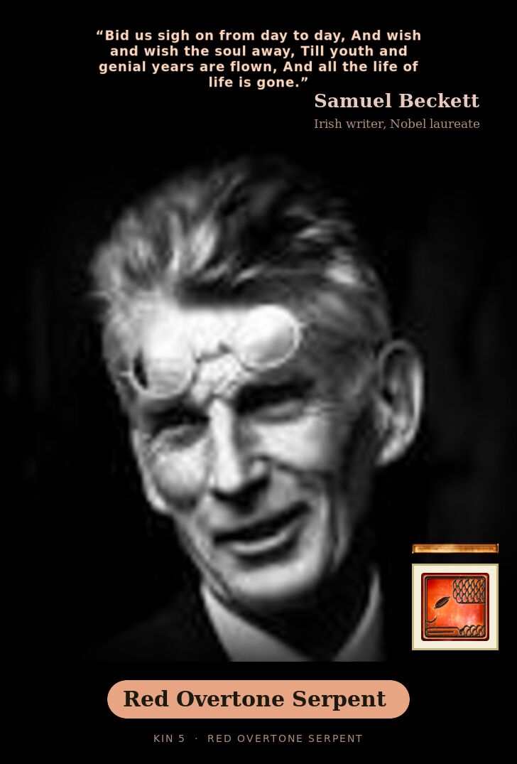 Samuel Beckett · Red Overtone Serpent