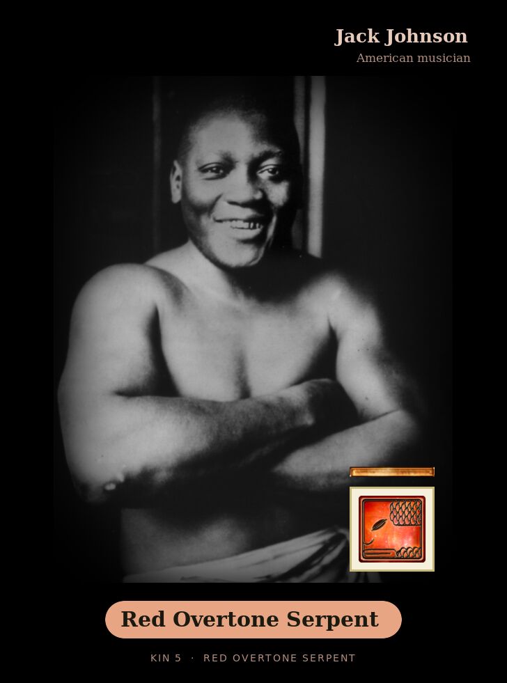 Jack Johnson · Red Overtone Serpent
