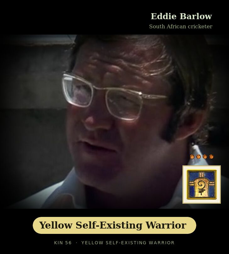 Eddie Barlow · Yellow Self-Existing Warrior