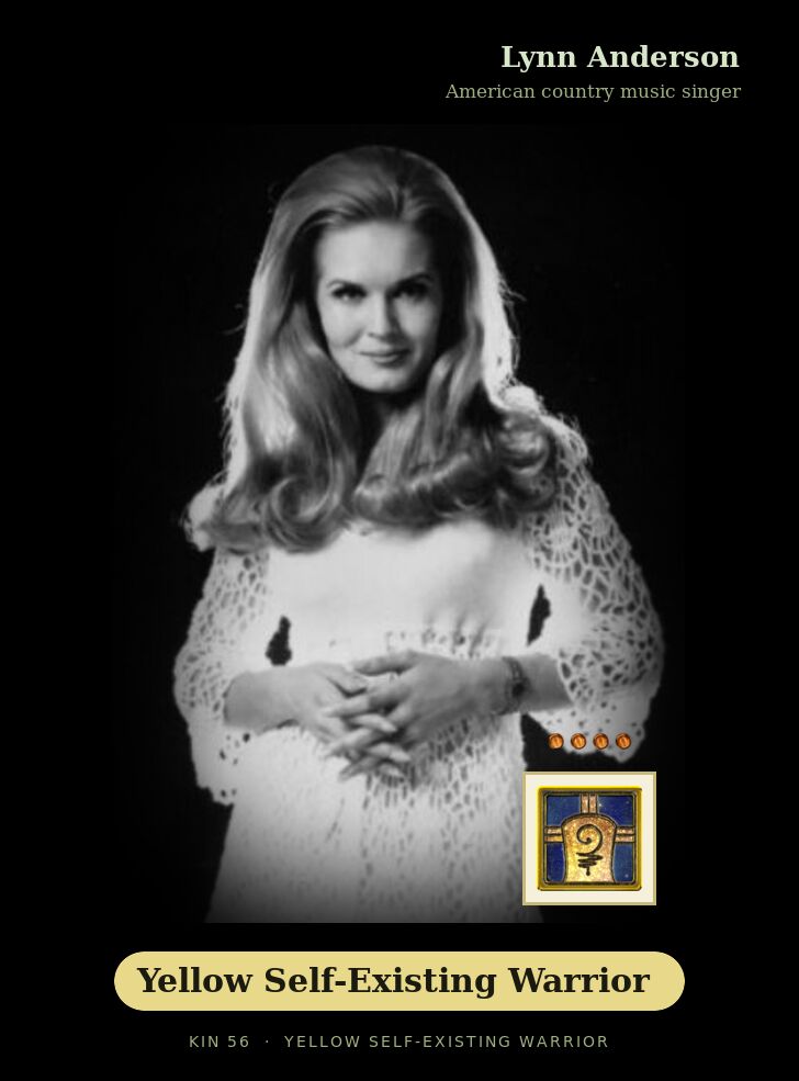 Lynn Anderson · Yellow Self-Existing Warrior