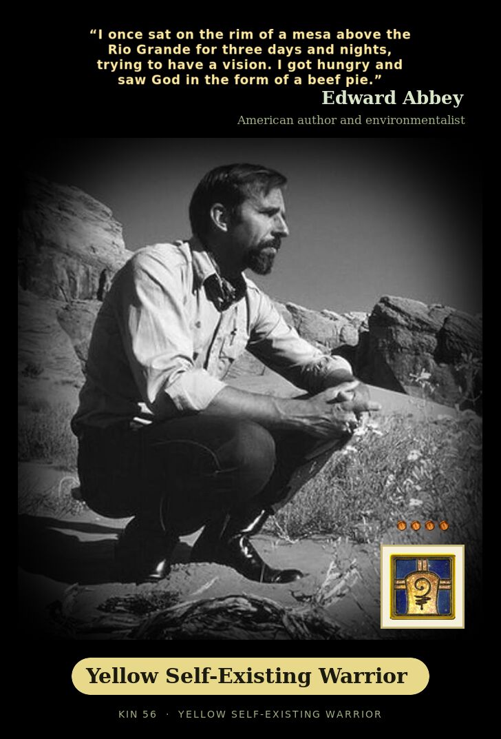 Edward Abbey · Yellow Self-Existing Warrior