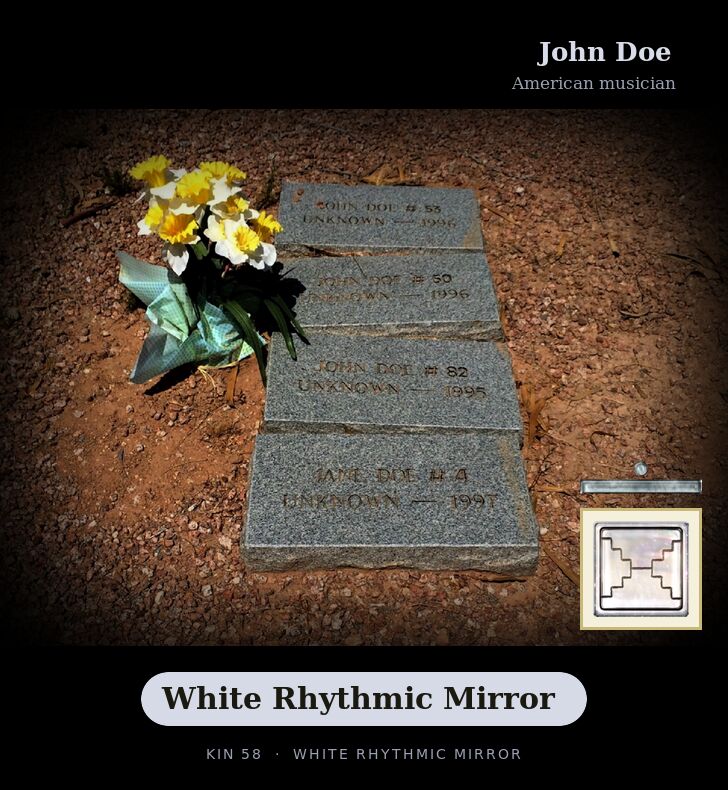 John Doe · White Rhythmic Mirror