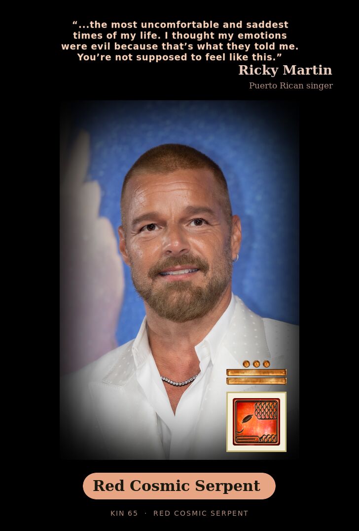 Ricky Martin · Red Cosmic Serpent
