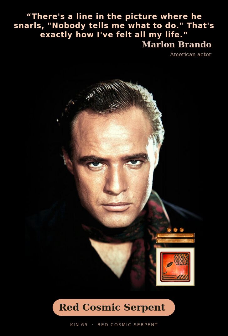 Marlon Brando · Red Cosmic Serpent