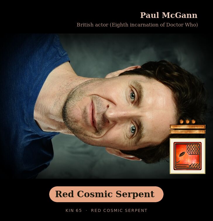 Paul McGann · Red Cosmic Serpent